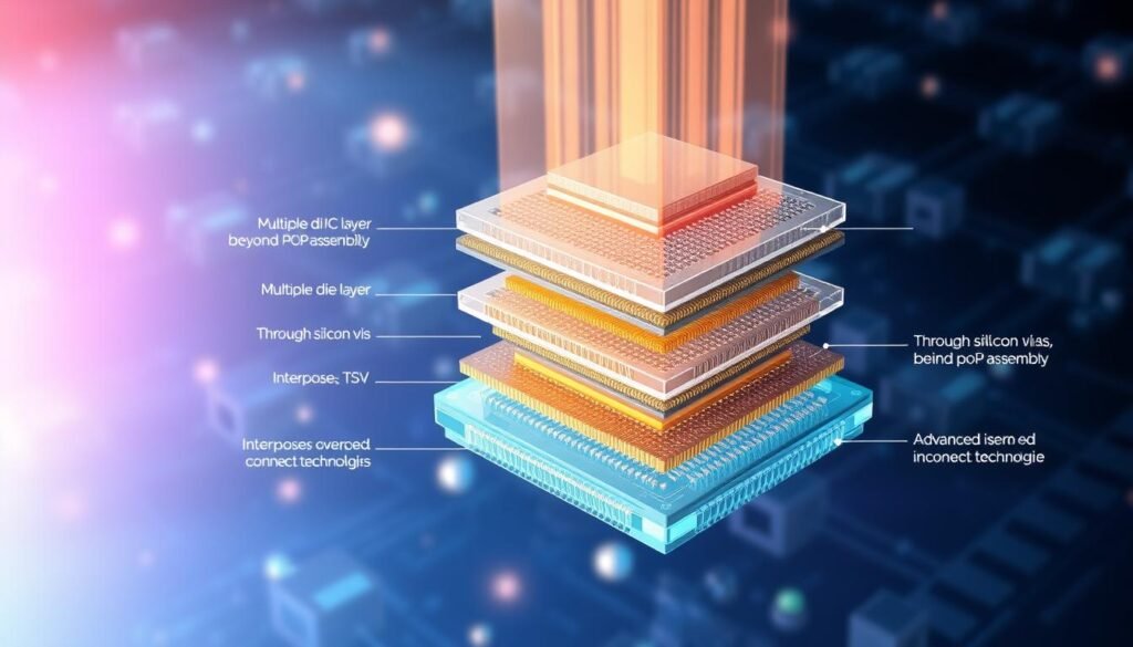 3D IC integration technology showing advanced stacking beyond traditional PoP assembly