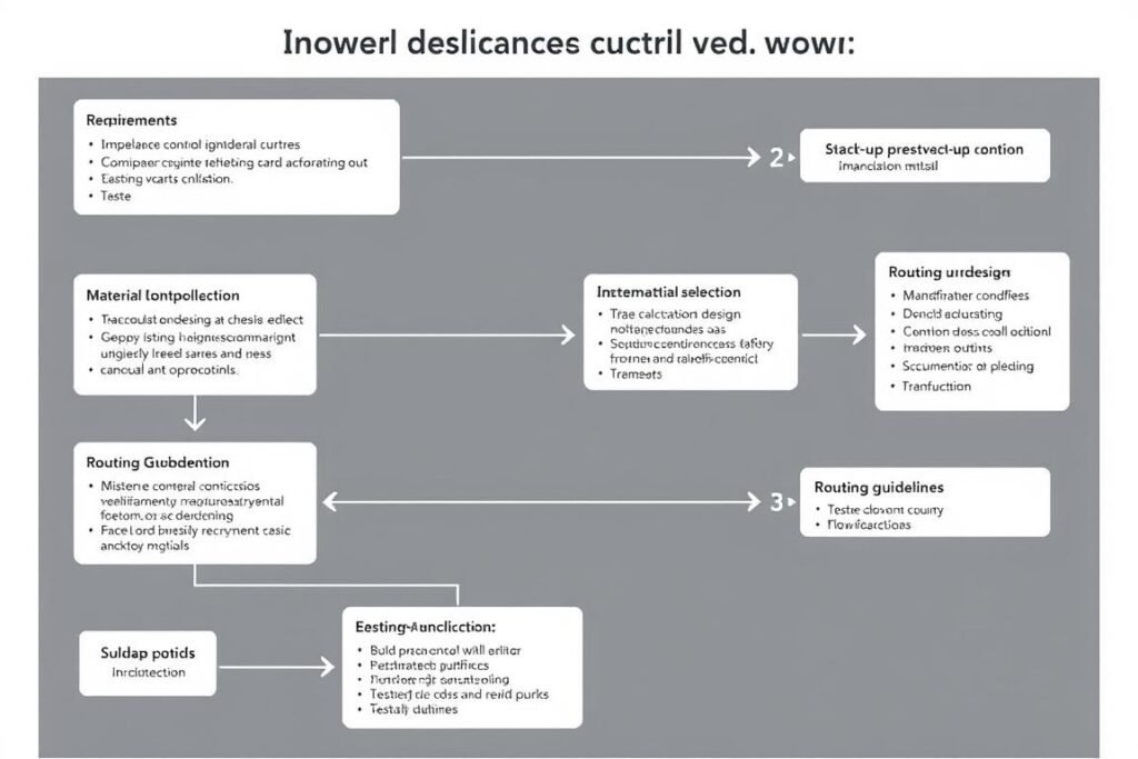 Impedance control design workflow diagram