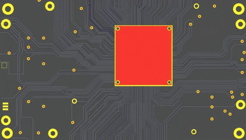 PCB layout optimization for Micro-BGA showing pad design and escape routing