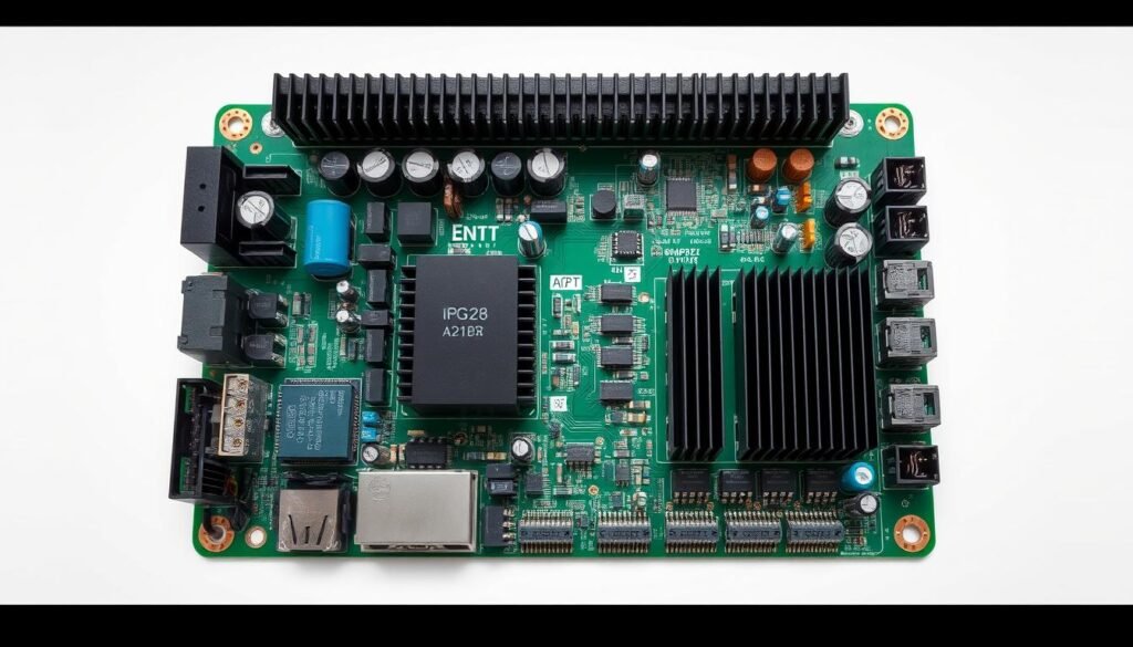 Power electronics PCBA in an electric vehicle inverter system
