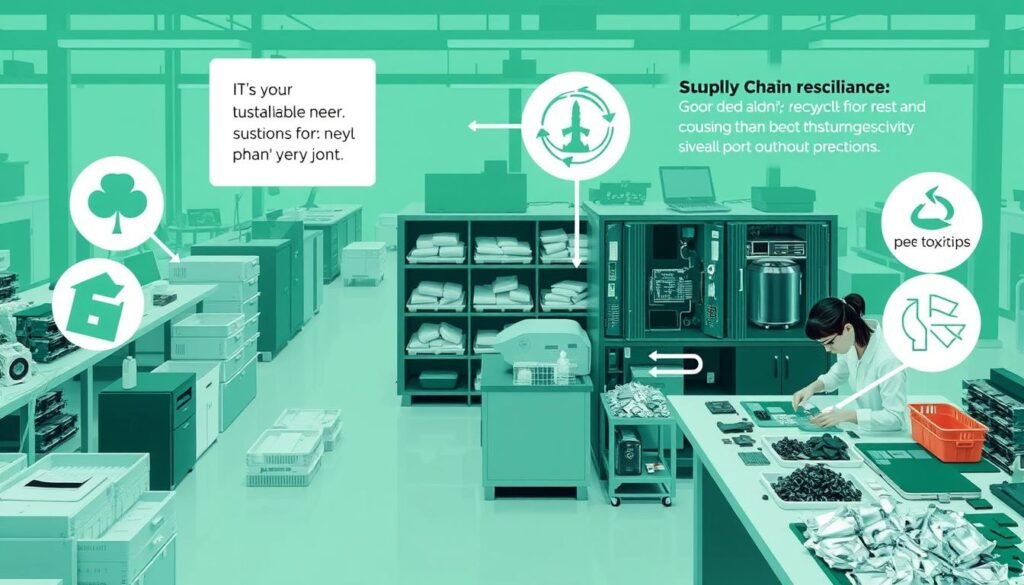 Sustainable PCBA manufacturing process with recycling and ethical sourcing elements