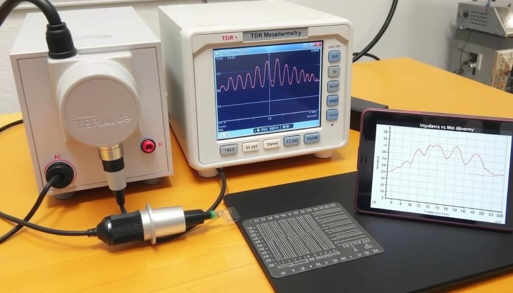 TDR impedance measurement setup and test coupon