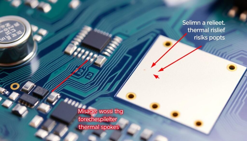 Thermal relief issues highlighted in a DFM Report Thermal relief issues highlighted in a DFM Report