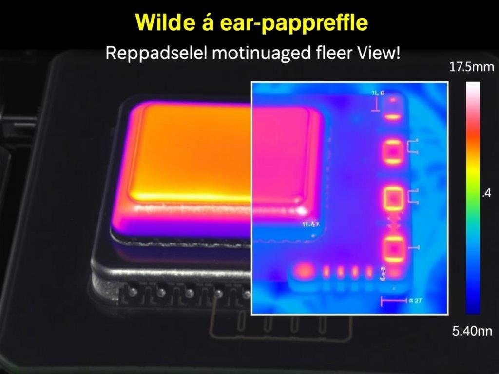 Warpage issues in Micro-BGA assembly showing how temperature affects package flatness during reflow