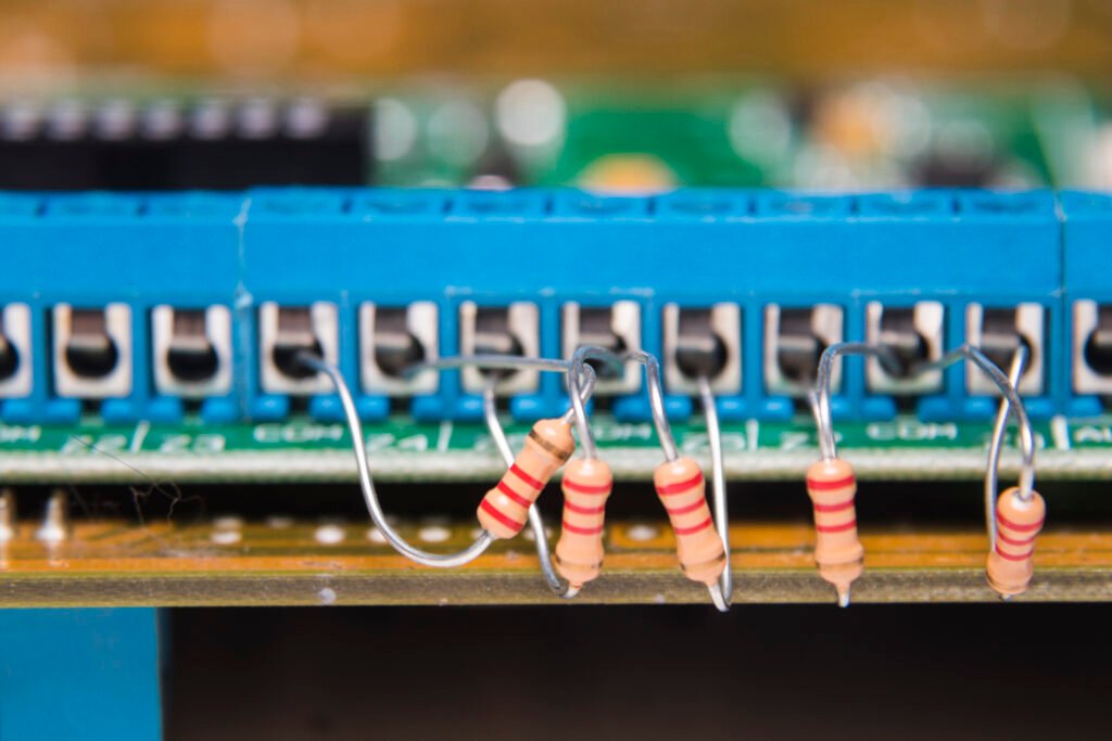 Electric diodes on skyblue elctecric component