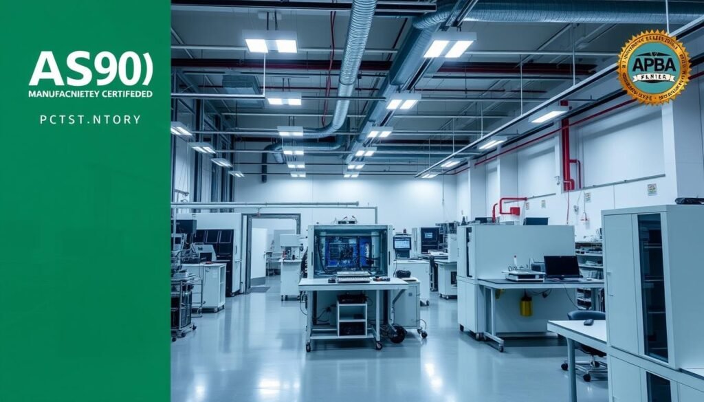 Image of a PCBA manufacturer in an AS9100 certified facility