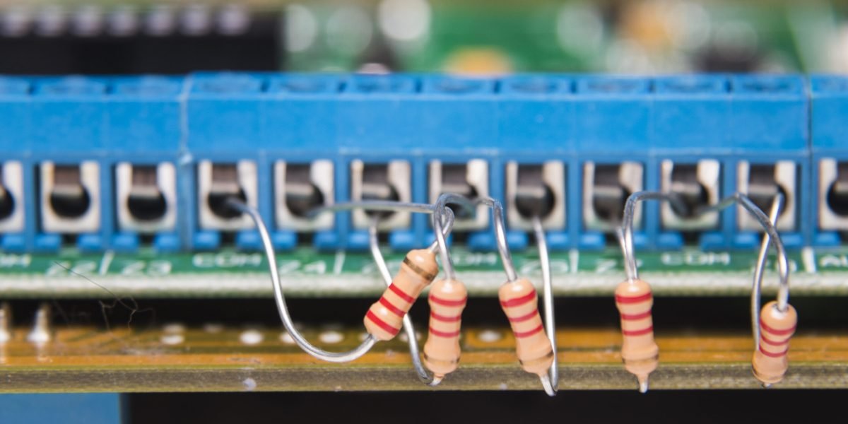 Electric diodes on skyblue elctecric component